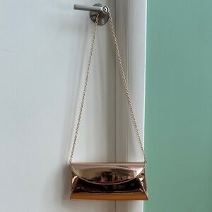 Steve Madden Shiny Gold Crossbody Bag